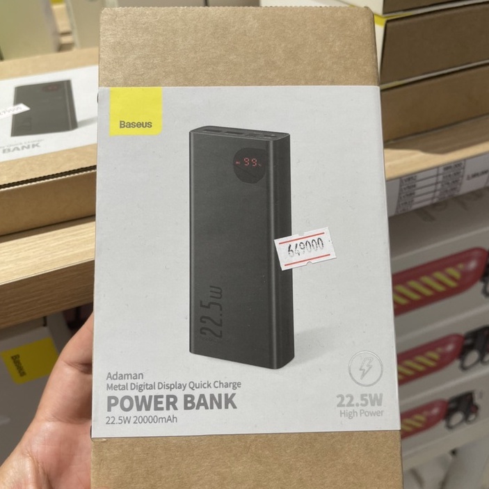 Pin dự phòng 30000mAh 10000mAh 20000mAh 22.5W Baseus Amanda QC3.0 PD3.0 SCP AFC Quick charge LV647