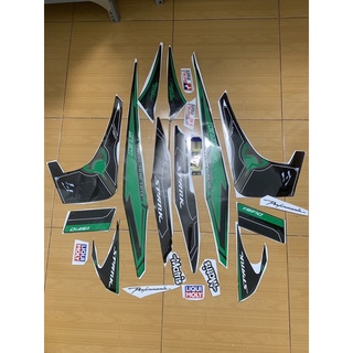 tem exciter 2010 spark xanh lá đen