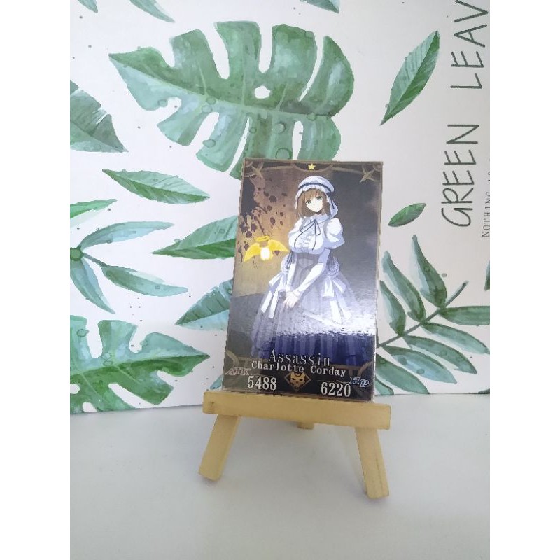 Thẻ bài custom card bánh xốp anime Fate/Grand Order FGO để sưu tầm tự chọn Charlotte Corday