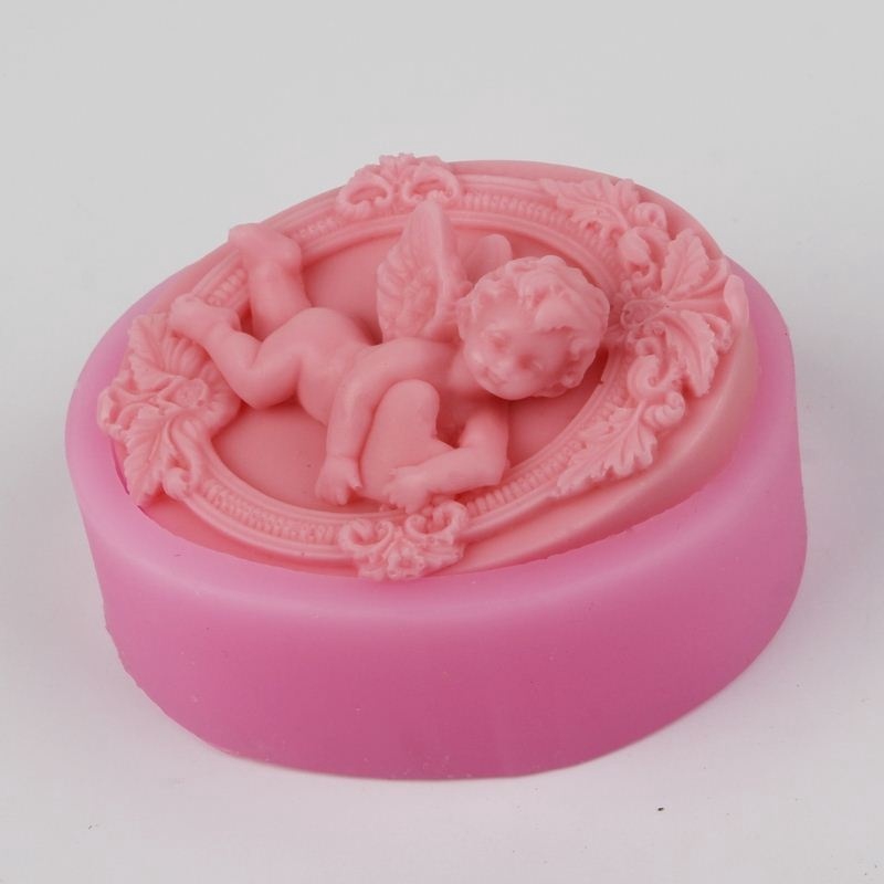 1 Khuôn Làm Bánh Quy Hình Thiên Thần Bằng Silicone