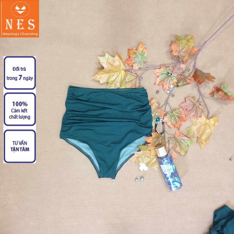 Bikini 2 mảnh đi biển quần ngắn thắt nơ dễ thương