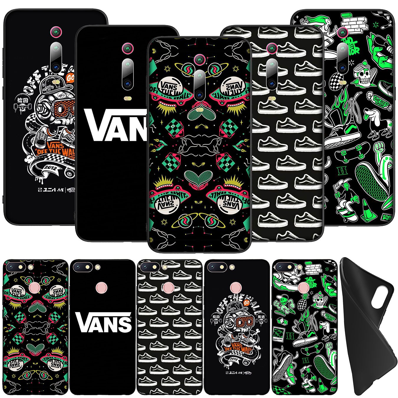 Soft Silicone iPhone 11 Pro XR X XS Max 7 8 6 6s Plus + Cover VANS Fashion cute Phone Case