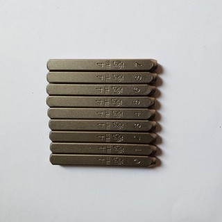 Bộ đục số đóng số 4mm-XUÔI