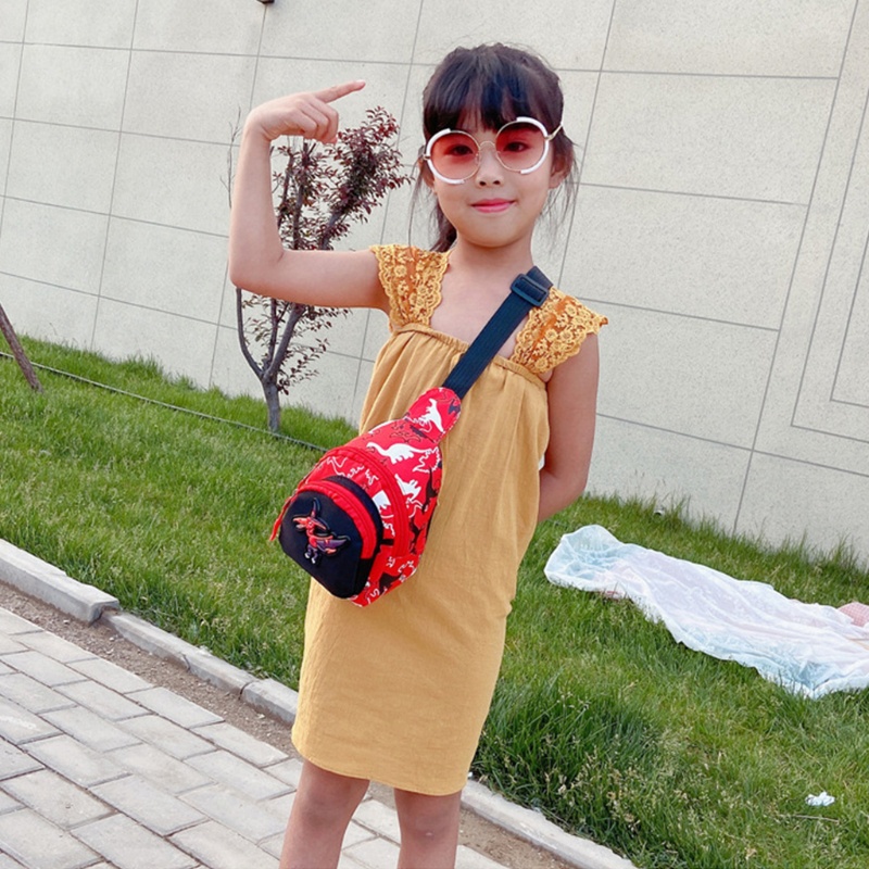 Túi đeo chéo hình khủng long đáng yêu thời trang cho bé