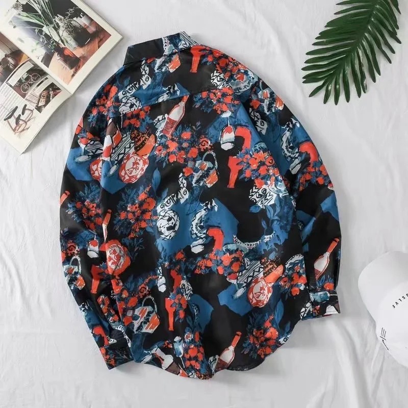 Áo Sơ Mi Dài Tay Phong Cách Châu Âu Cho Nam Size M-3Xl