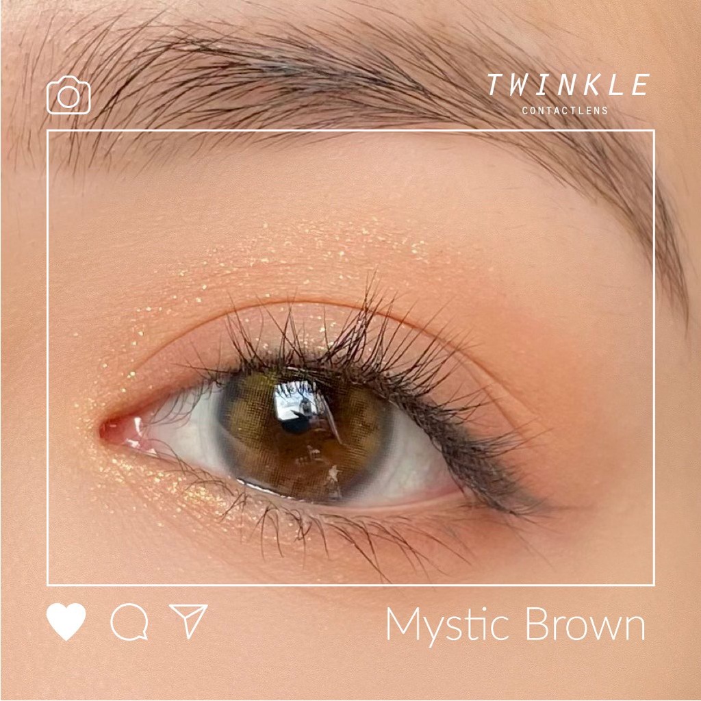 Kính áp tròng mềm ẩm/ Lens Mystic Brown