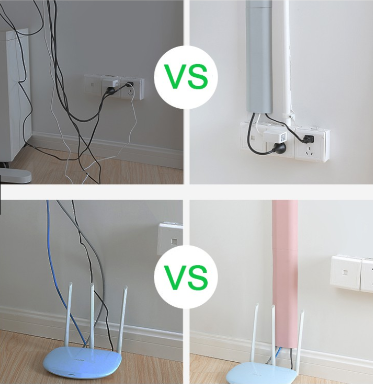 Kẹp Giữ Dây Cáp Gắn Tường 4 Màu Tiện Dụng