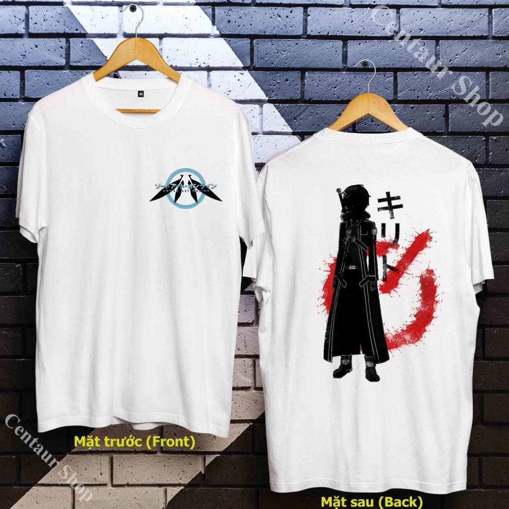 [ƯU ĐÃI] 🎁 Áo Kirito - Áo Sword Art Online - Kirito T-Shirt siêu đẹp - SAO-007