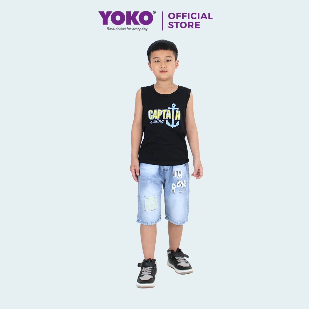 Áo Thun Sát Nách Bé Trai (1-9 Tuổi) YOKO KID’S FASHION 8025T