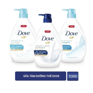 [1 tặng 1] Sữa tắm dưỡng thể DOVE toàn thân 500g