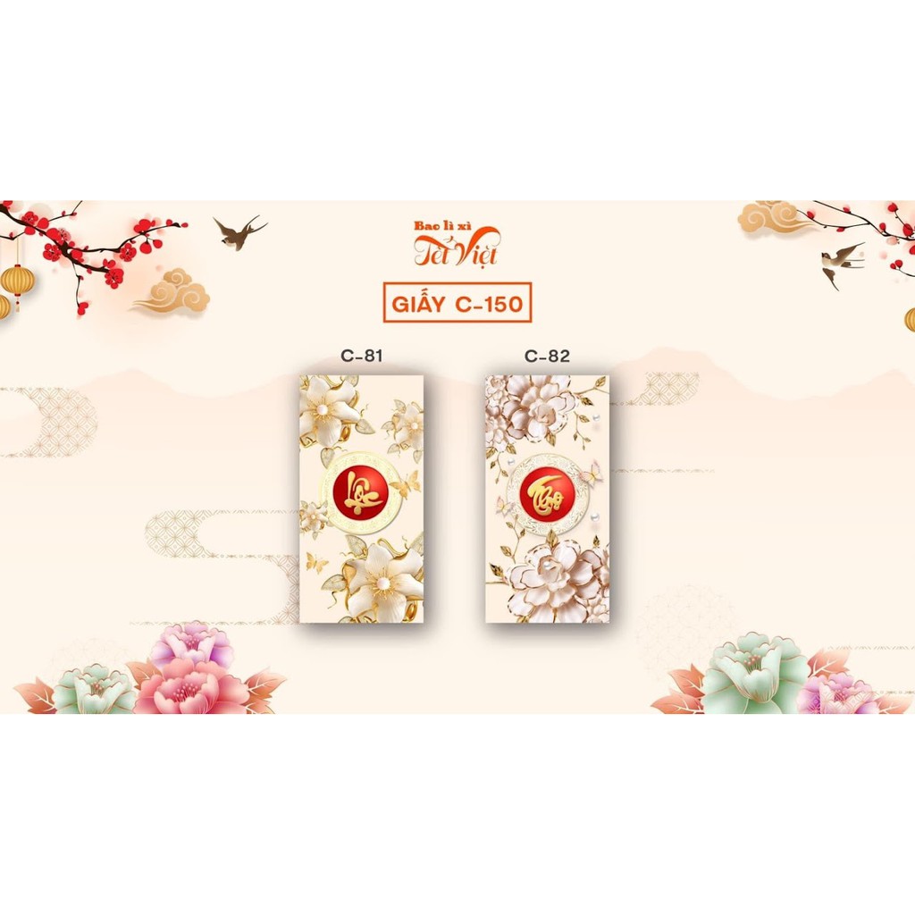 [Giá sỉ] Combo 10 bao lì xì 2021 ( xưởng in lì xì rẻ nhất toàn quốc )