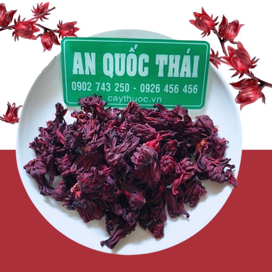 Hoa Bụp Giấm Khô  Bông 500g (Bông Dâm Bụt Tây, Trà Atiso Đỏ) Loại Tươi Đẹp Chất Lượng, Ngâm Siro Thanh Nhiệt