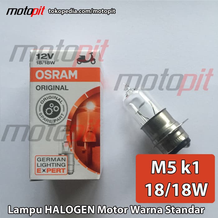 Osram Bóng Đèn Halogen M5 K1 18 / 18w Suprax 125 Cs1 Chất Lượng Cao