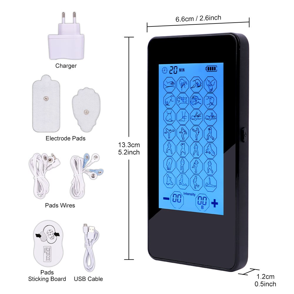 TENS Machine 28-Mode TENS Unit Digital Therapy Machine Body Massager Massage Device Physiotherapy Dropshipping