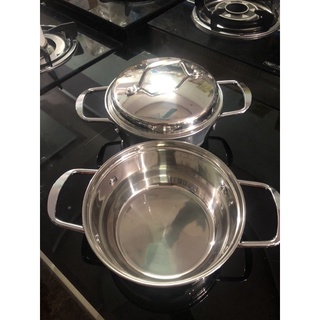 Nồi inox 3 đáy  16cm goldsun F16(OL).