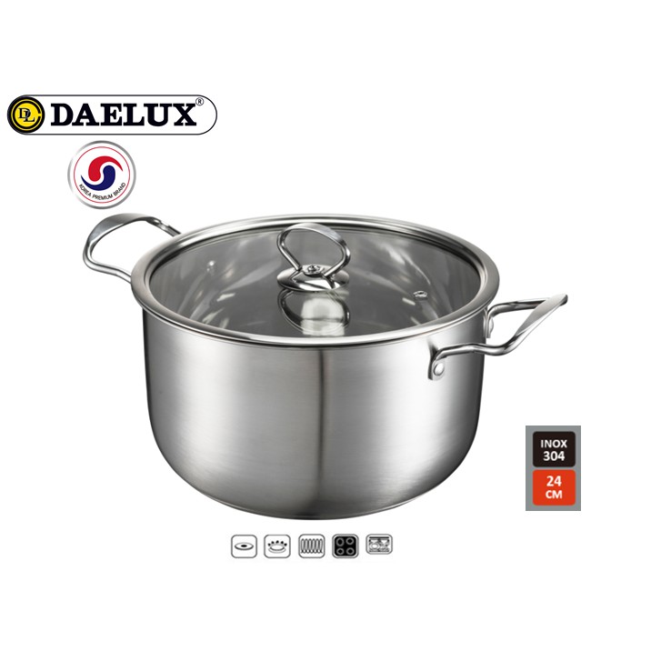 Nồi inox cao cấp Daelux 24cm