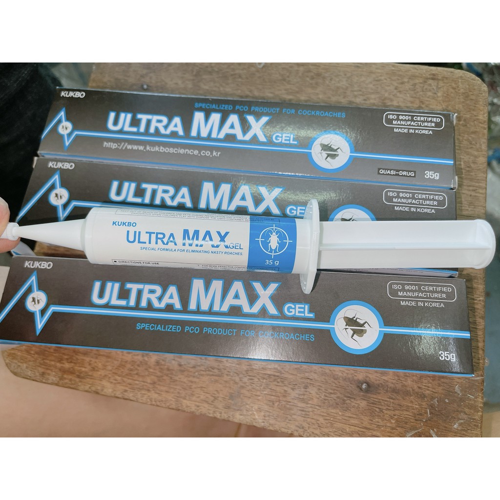 [Mã 256FMCGSALE giảm 8% đơn 500K] Thuốc diệt gián ĐỨC( gián bé li ti) UTRA MAX(35g)- nhập khẩu Hàn Quốc