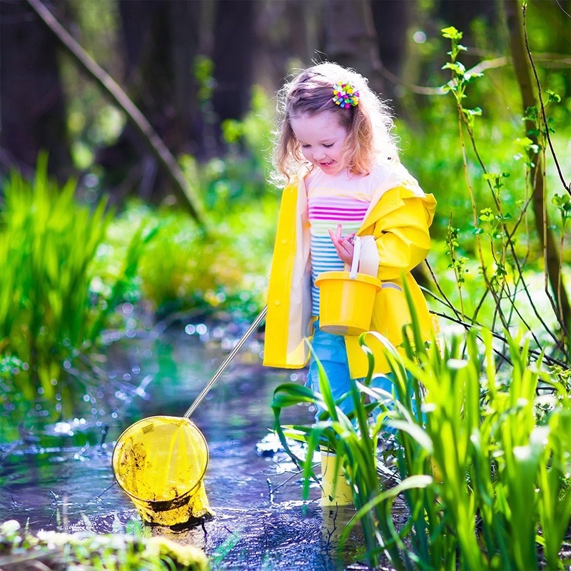 Vợt vớt cả cảnh inox rút gọn tiện dụng