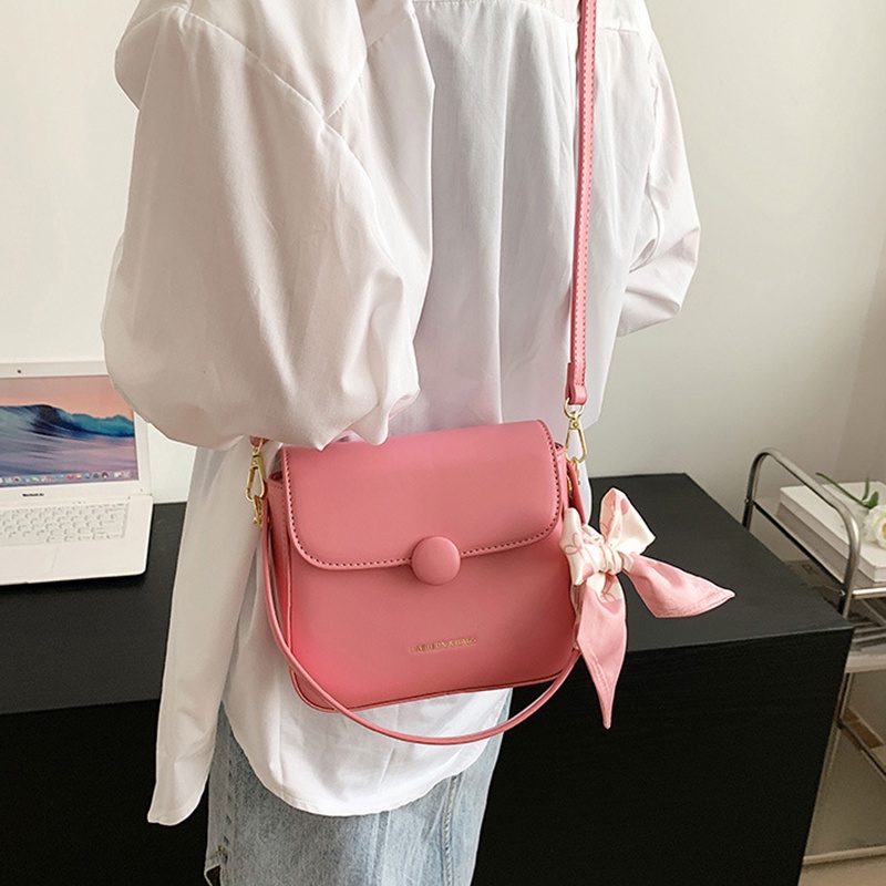 Túi Đeo Chéo Hình Vuông Nhỏ Cầm Tay Phong Cách Hàn Quốc Chất Lượng Cao Cho Nữ