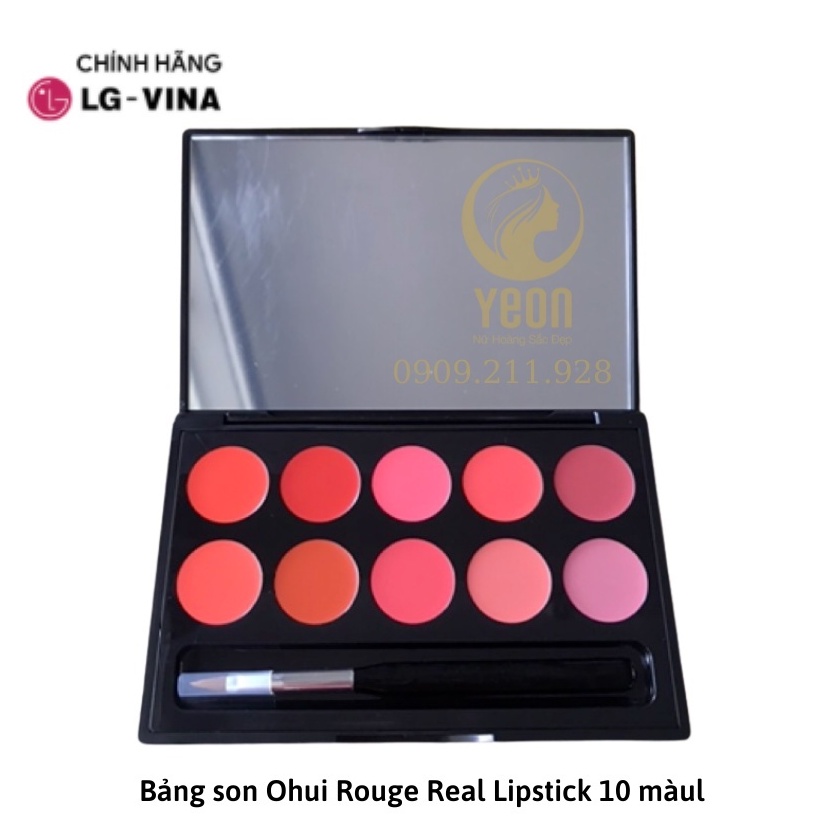 Bảng son Ohui Rouge Real Lipstick 10 màu