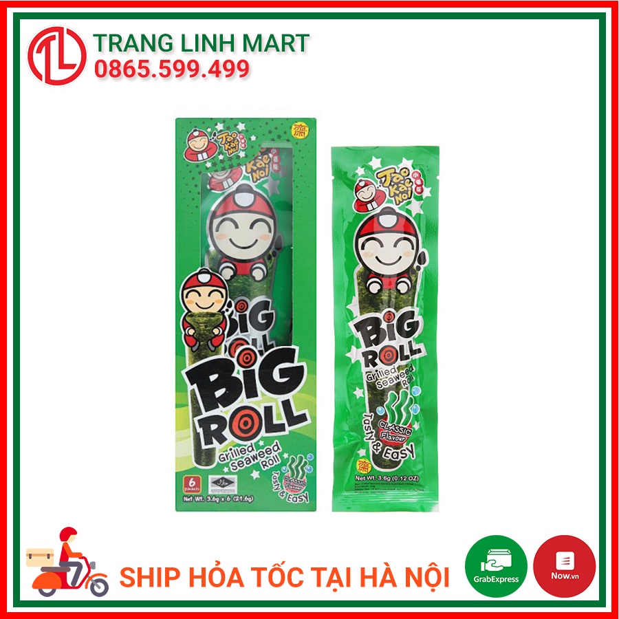 Rong biển Big Roll vị truyền thống 65g x 6 gói