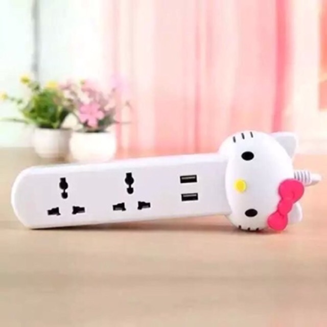 Ổ cắm điện Hello Kitty