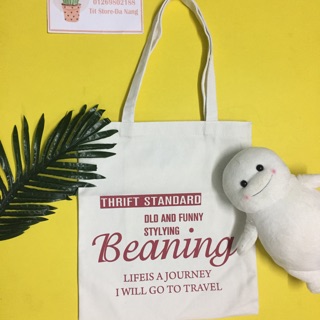 Túi tote Beaning ulzzang Hàn Quốc
