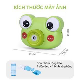 Máy ảnh bong bóng xà phòng có dây đeo, đồ chơi ngoài trời cho bé, chất liệu nhựa ABS an toàn, màu sắc tươi sáng