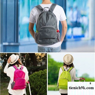 Balo thu gọn siêu nhẹ 0.16g | Balo vải đi phượt du lịch công tác gấp gọn tiện lợi  youngcityshop 30.000