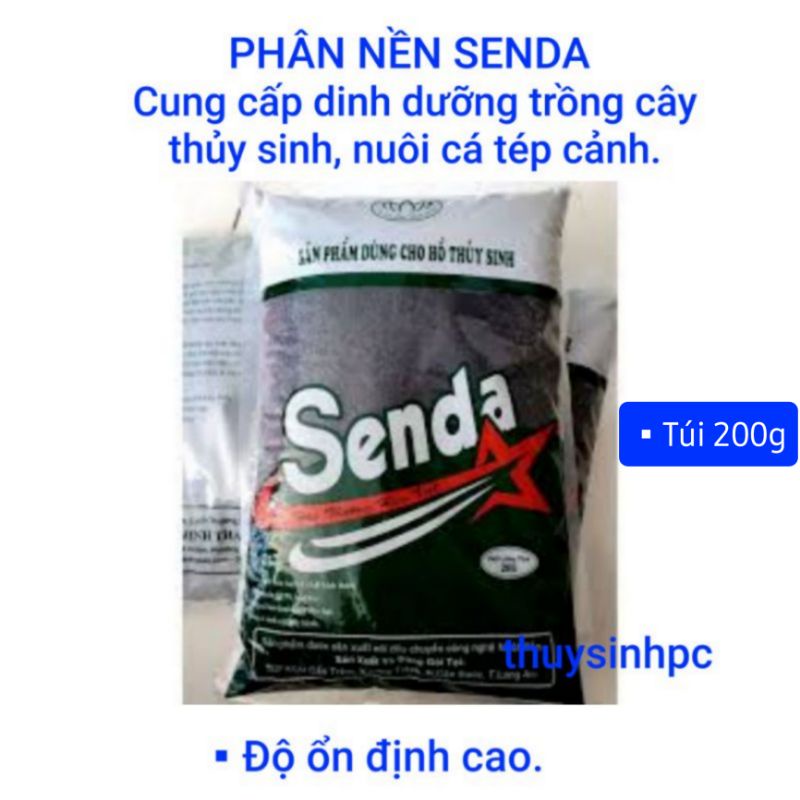 [Mã 55FMCGSALE1 giảm 10% tối đa 40K đơn 250K] 200g phân nền Senda trồng cây thủy sinh nuôi tép