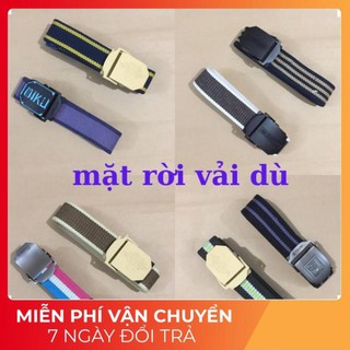 Thắt lưng vải 💝 freeship 💝 combo 2 thắt lưng vải canvas nam nữ