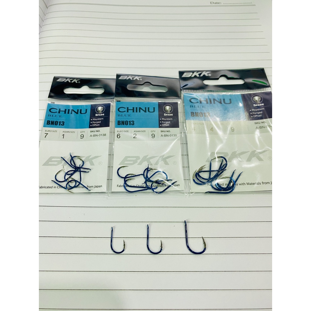 Lưỡi câu BKK Chinu Blue có ngạnh