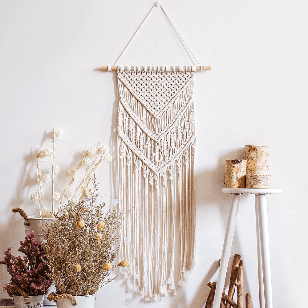 [CÓ SẴN] Mành treo Rèm treo tường Macrame trang trí decor nhà cửa