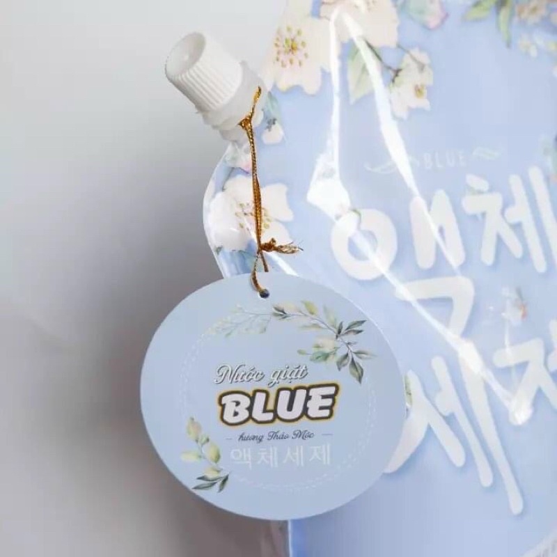 Nước giặt BLUE dạng túi hương thảo mộc hàn quốc 2kg