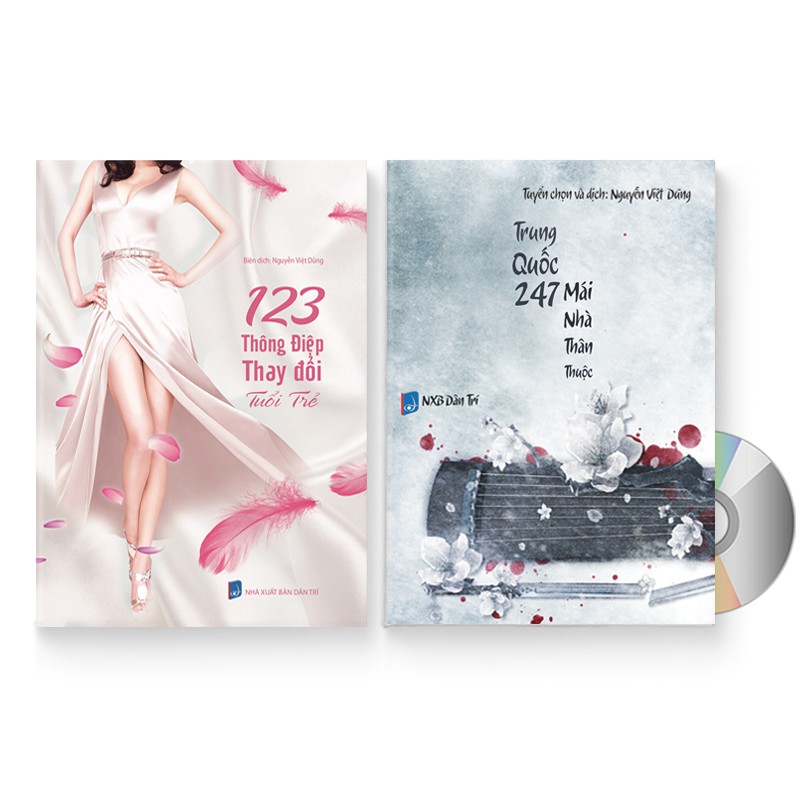 Combo 2 sách: Trung Quốc 247 - Mái nhà thân thuộc (Có Audio) + 123 Thông điệp thay đổi tuổi trẻ + DVD quà tặng