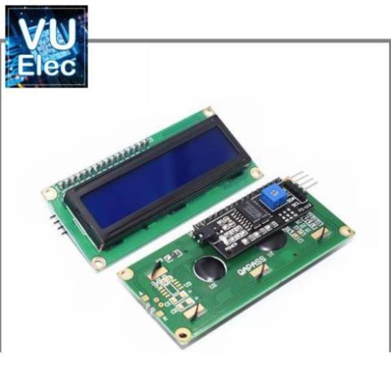 LCD1602 5V Xanh Lá, Xanh Dương