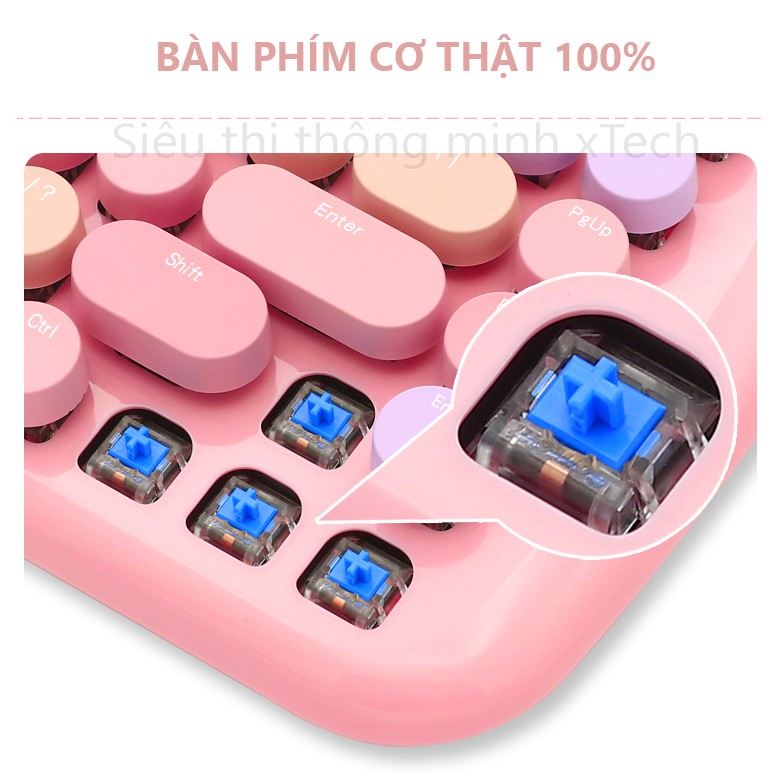 Bàn phím cơ thật MOFii CANDY M siêu đẹp - Đèn nền xuyên LED 20 chế độ - Hàng chính hãng có sẵn | BigBuy360 - bigbuy360.vn