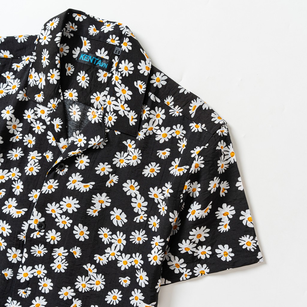 Sơ mi tay ngắn KENTA họa tiết SMN0070