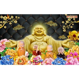 Tranh dán tường 3D trang trí phòng thờ