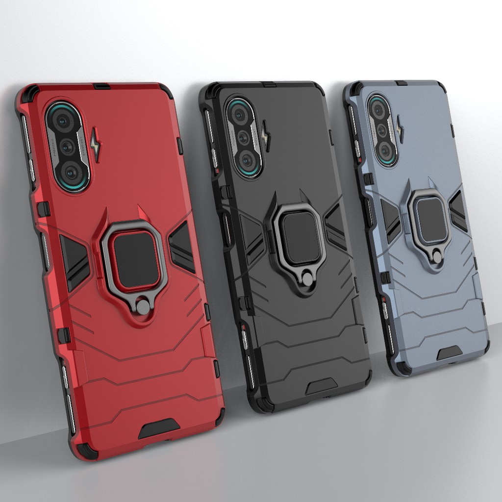 ỐP LƯNG REDMI K40 GAMING / POCO F3 GT IRON MAN IRING CHỐNG SỐC CHỐNG VA ĐẬP