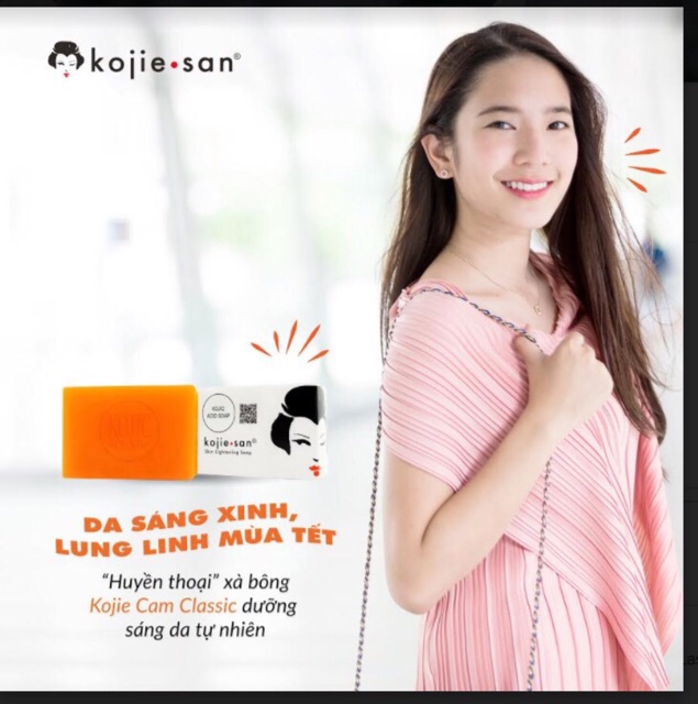 [300g) Set 3 xà bông tắm trắng, loại bỏ mụn lưng Kojie San soap (mỗi bánh 100g)