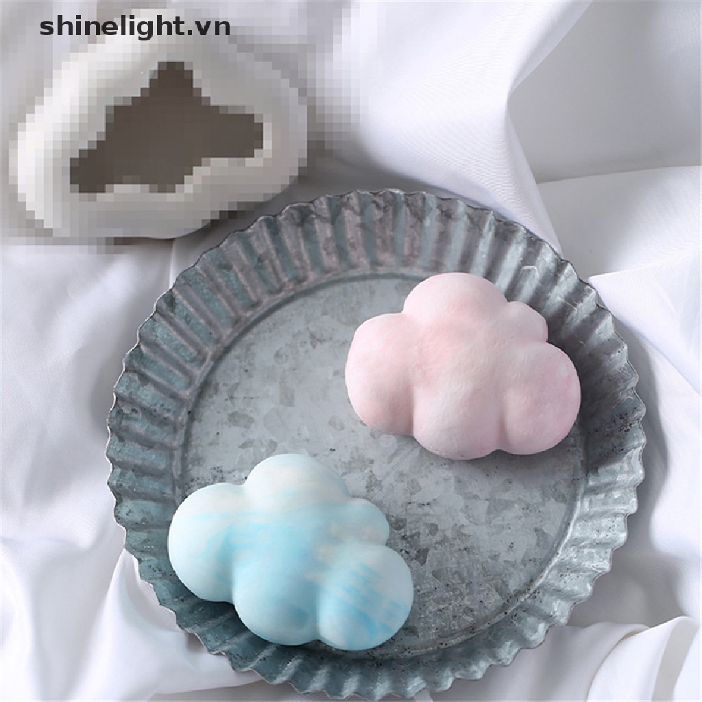 Khuôn Silicon Làm Bánh Kẹo Hình Đám Mây 3D