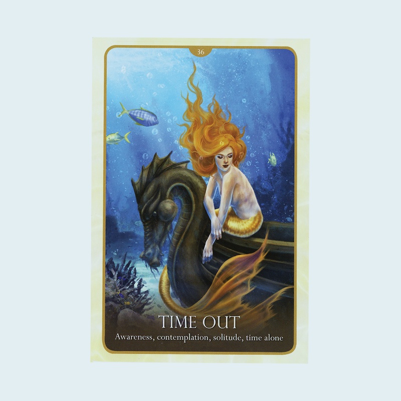 Oracle Of The Mermaids Deck Bộ Bài Tarot Hình Nàng Tiên Cá Độc Đáo