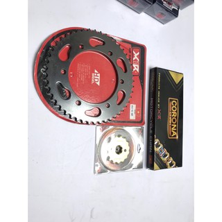 Bộ Nhông xích đĩa Nhông sên dĩa R15 V3 chính. hãng. X1R - Nhông 428-48-15T xích vàng 10 ly CÓ PHỚT CAO SU 10 mắt xích