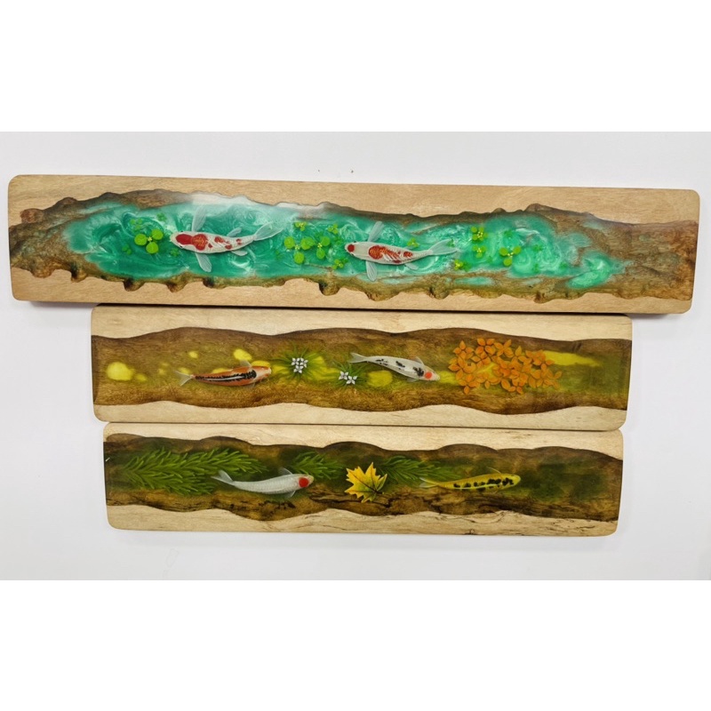 Kê tay bàn phím Cá Koi.Wrist Rest Resin Koi