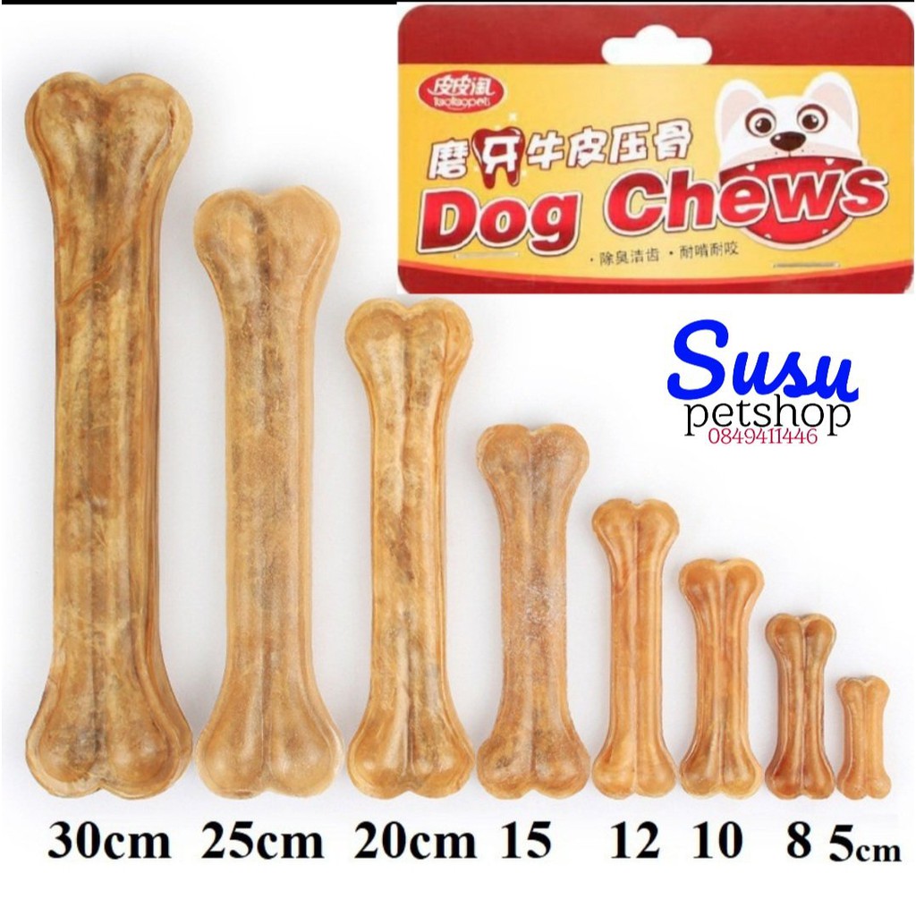Chó lớn Xương Da Bò cho chó Lớn DOG CHEWS bánh thưởng thích hợp cho chó ngứa răng