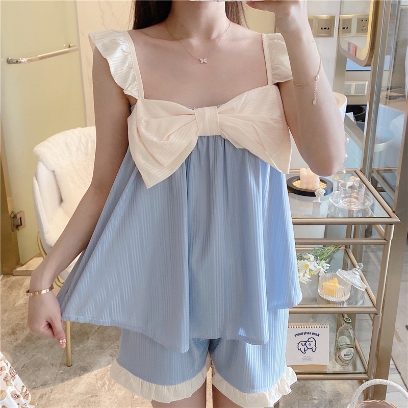 BỘ MẶC NHÀ CỘC TAY . BỘ PYJAMA