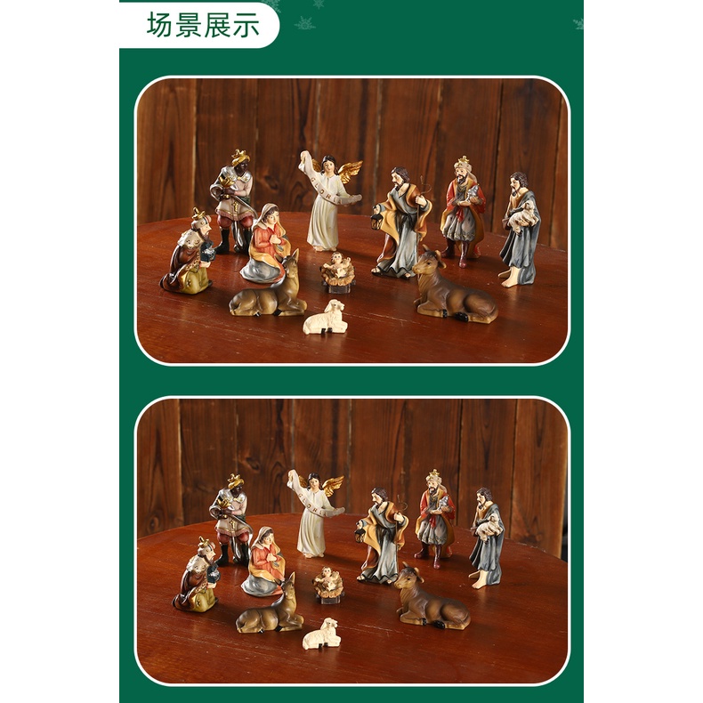 Mô Hình Tượng Chúa Jesus Dùng Trang Trí Hộp Quà Giáng Sinh