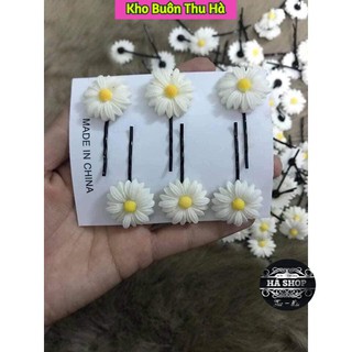 ♛FreeShip♛ KẸP TÓC HOA CÚC HOẠ MI SIÊU CUTE