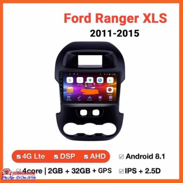 [Rẻ số 1] Màn hình Android VMN theo xe Ford Ranger XLS 2011 - 2015 .